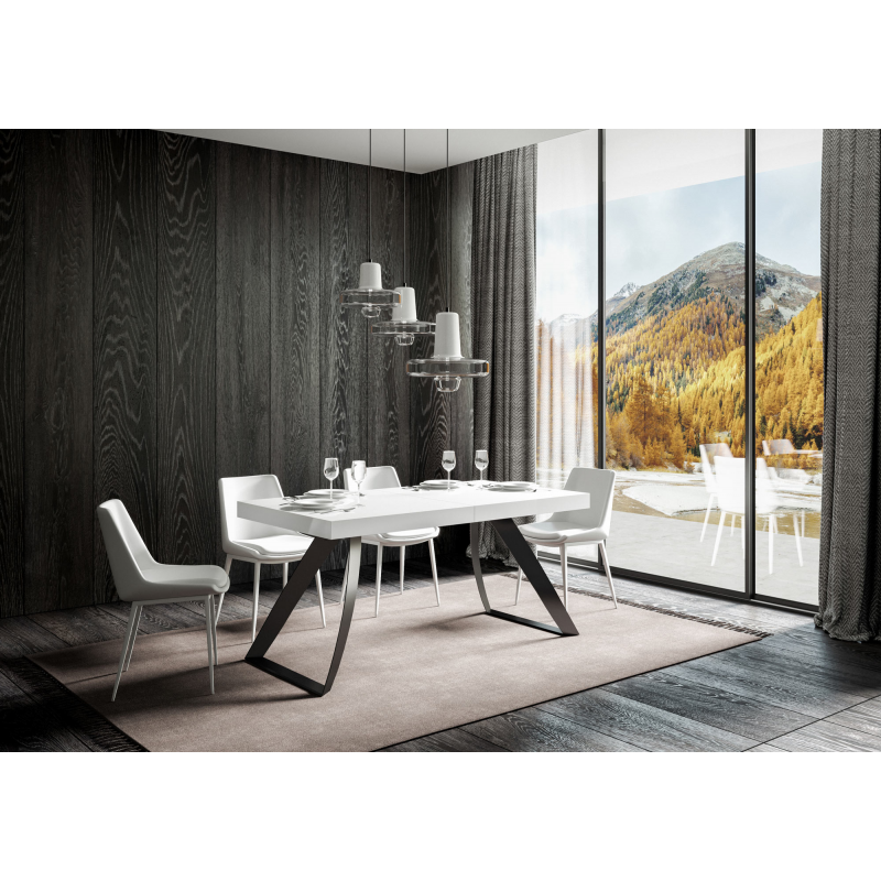 Tavolo allungabile 90x180/284 cm Proxy telaio Antracite