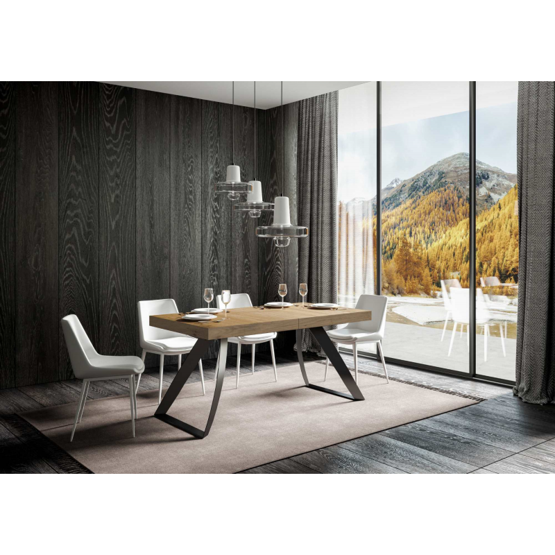 Tavolo allungabile 90x180/284 cm Proxy telaio Antracite