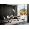 Tavolo allungabile 90x160/420 cm Proxy telaio Antracite