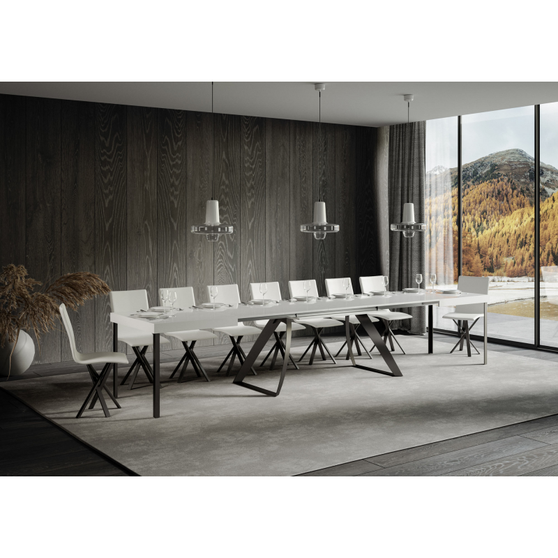 Tavolo allungabile 90x180/440 cm Proxy telaio Antracite