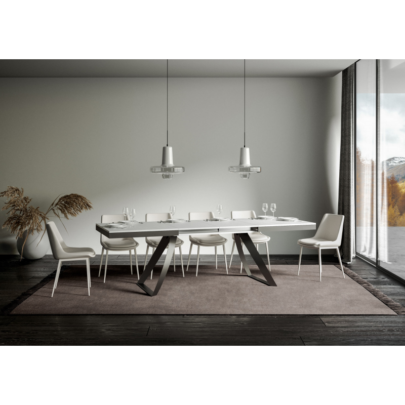 Tavolo allungabile 90x160/264 cm Proxy Evolution telaio Antracite