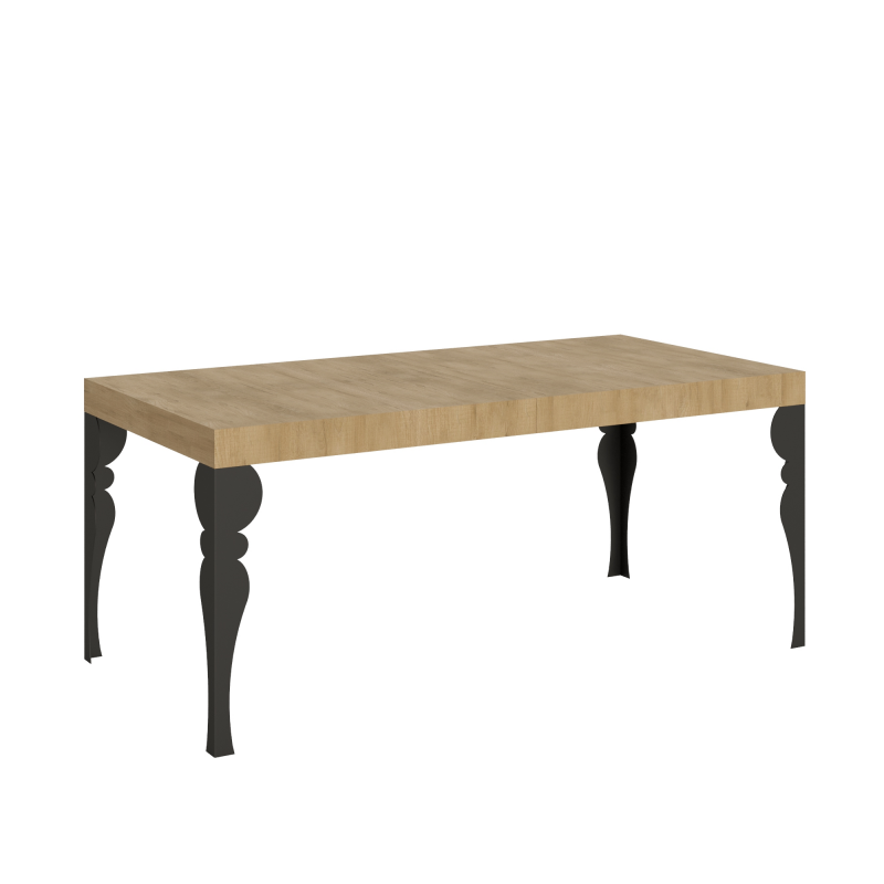 Tavolo allungabile 90x180/440 cm Paxon telaio Antracite