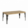 Tavolo allungabile 90x180/440 cm Paxon telaio Antracite