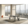 Tavolo allungabile 90x120/224 cm Paxon Evolution telaio Antracite