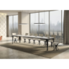 Tavolo allungabile 90x180/440 cm Paxon Evolution telaio Antracite