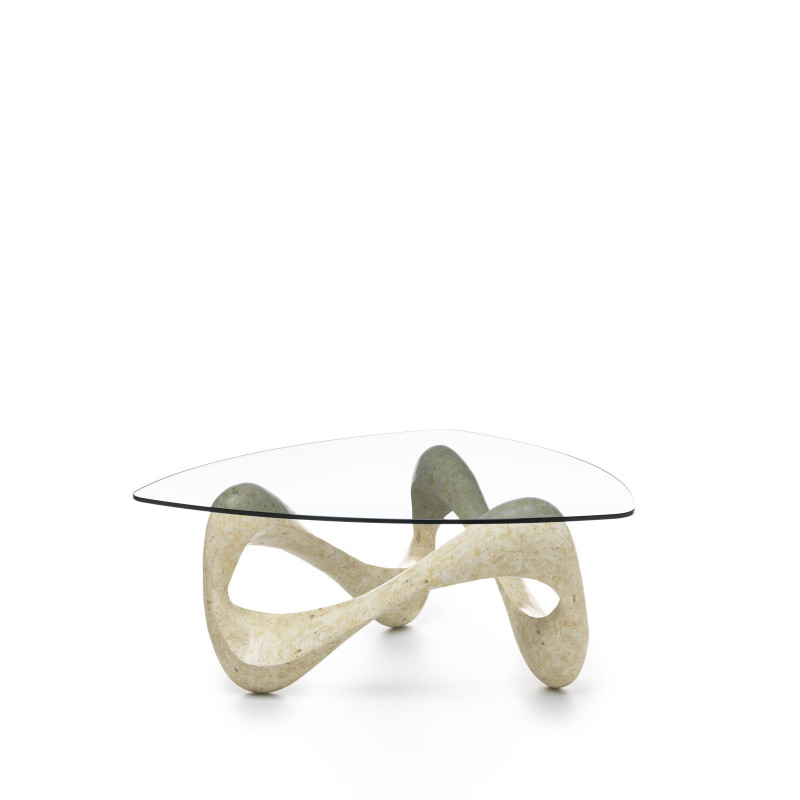 Tavolino 100 x 100 - Trasparente Tetris 100cm X 100cm H 42.5cm Stones