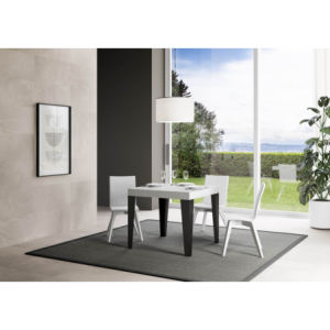 Zoom Tavolo allungabile 90x90/246 cm Flame telaio Antracite