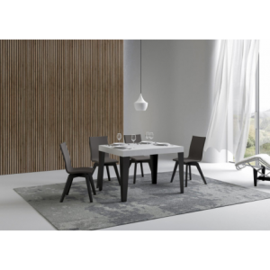 Zoom Tavolo allungabile 70x110/194 cm Flame telaio Antracite