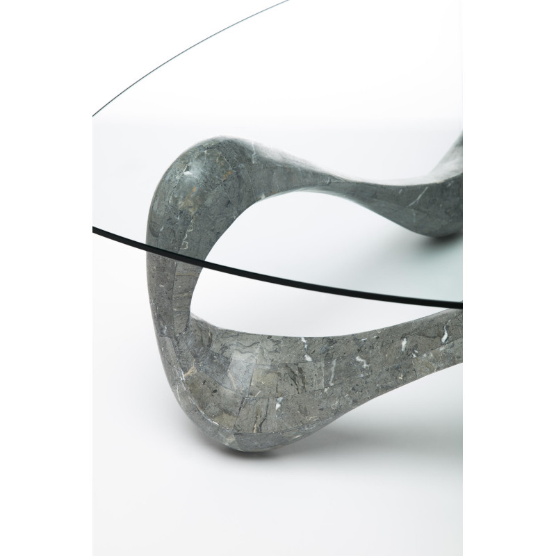 Tavolino 100 x 100 - Trasparente Tetris 100cm X 100cm H 42.5cm Stones