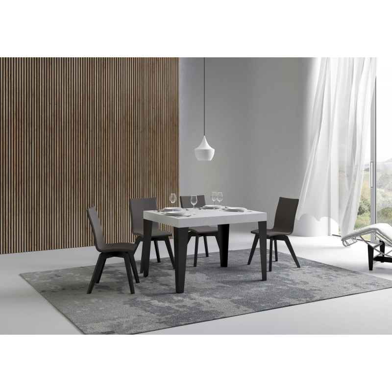 Tavolo allungabile 80x120/204 cm Flame telaio Antracite