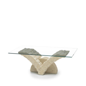 Tavolino 120 x 70 - Trasparente Papillon 70cm X 120cm H 40cm Stones