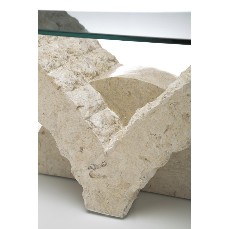 Tavolino 120 x 70 - Trasparente Papillon 70cm X 120cm H 40cm Stones