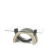 Tavolino 120 x 70 - Trasparente Olimpia 70cm X 120cm H 41cm Stones