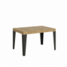 Tavolo allungabile 90x140/244 cm Flame telaio Antracite
