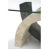Tavolino 120 x 70 - Trasparente Olimpia 70cm X 120cm H 41cm Stones