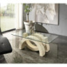 Tavolino 120 x 70 - Trasparente Olimpia 70cm X 120cm H 41cm Stones
