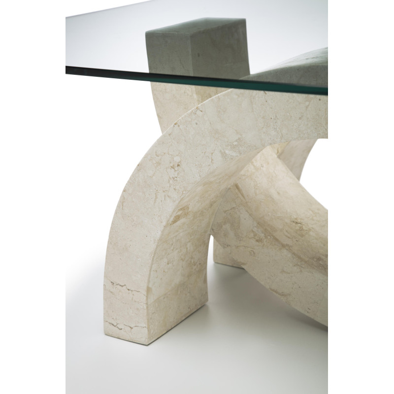 Tavolino 120 x 70 - Trasparente Olimpia 70cm X 120cm H 41cm Stones