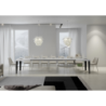 Tavolo allungabile 90x160/420 cm Flame telaio Antracite