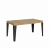 Tavolo allungabile 90x160/420 cm Flame telaio Antracite
