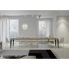 Tavolo allungabile 90x160/420 cm Flame telaio Antracite
