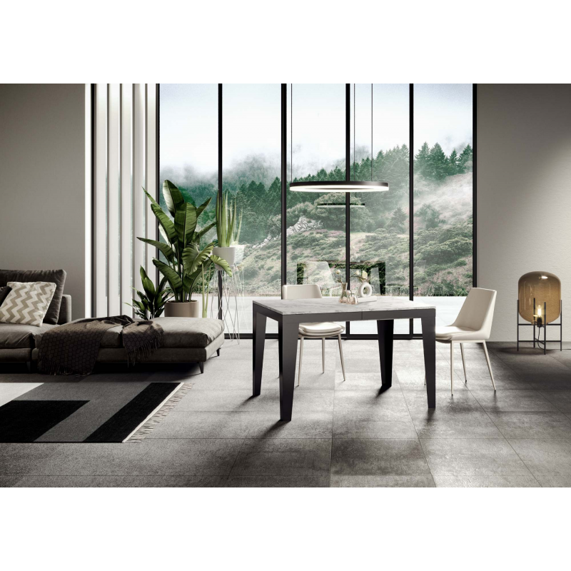 Tavolo allungabile 90x120/224 cm Flame Evolution telaio Antracite