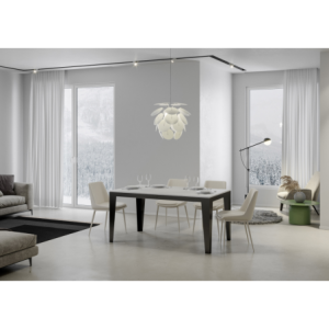 Zoom Tavolo allungabile 90x180/284 cm Flame Evolution telaio Antracite