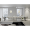 Tavolo allungabile 90x120/380 cm Flame Evolution telaio Antracite