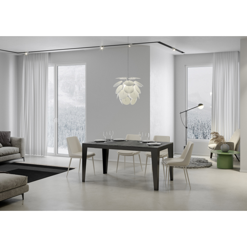 Tavolo allungabile 90x180/440 cm Flame Evolution telaio Antracite
