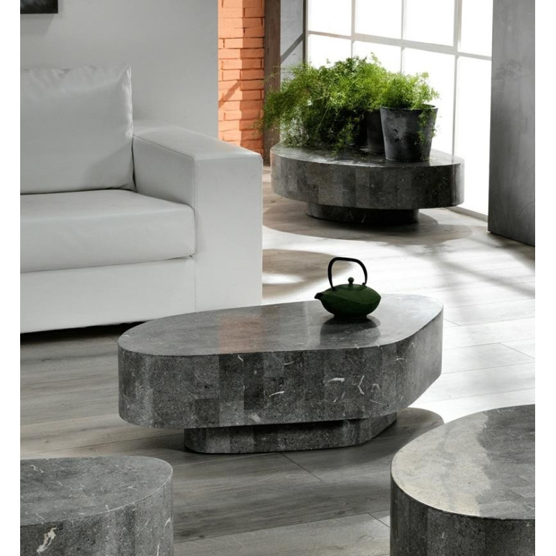 Tavolino 100 x 52 x 28h Trapezio 52cm X 100cm H 28cm Stones