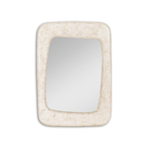 Specchio da parete 90 x 65 cm Smooth 65cm X 90cm H 3.5cm Stones