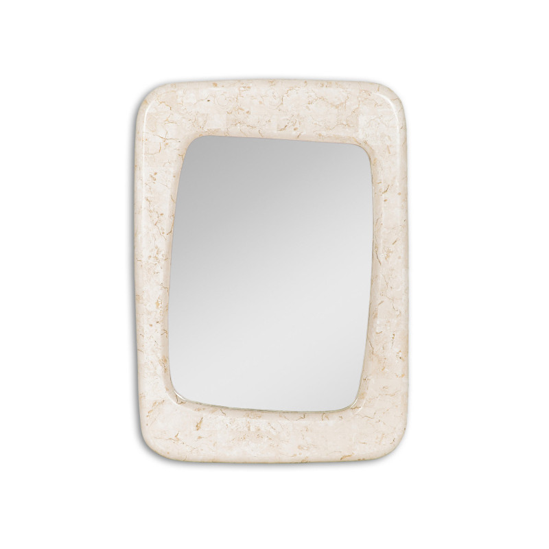 Specchio da parete 90 x 65 cm Smooth 65cm X 90cm H 3.5cm Stones