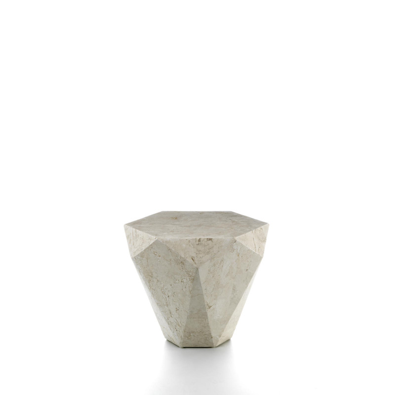 Tavolino / End table 60 x 60 x 50h Diamond small 60cm X 60cm H 50cm Stones