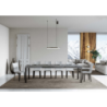 Tavolo allungabile 90x180/284 cm Everyday telaio Antracite