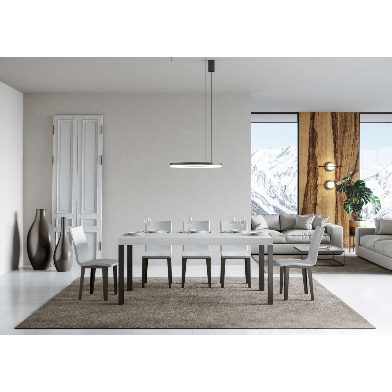 Tavolo allungabile 90x160/420 cm Everyday telaio Antracite