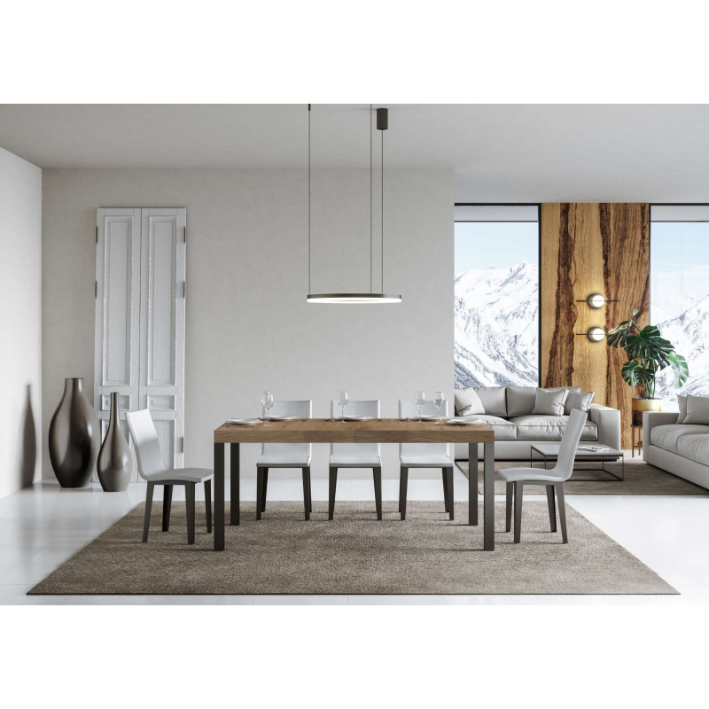 Tavolo allungabile 90x180/440 cm Everyday telaio Antracite