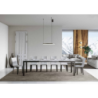 Tavolo allungabile 90x120/224 cm Everyday Evolution telaio Antracite