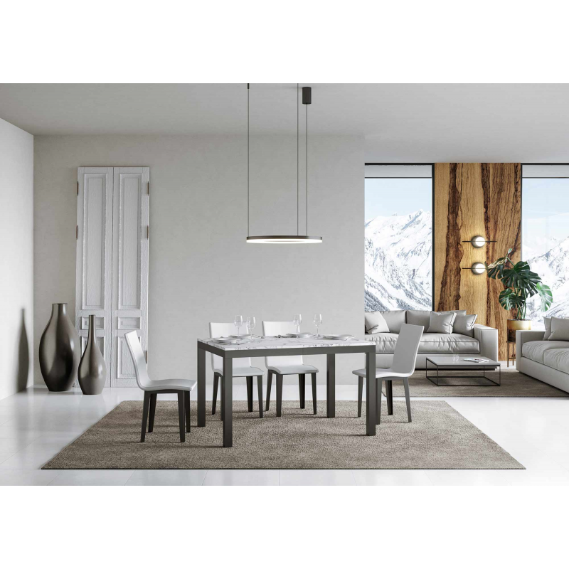 Tavolo allungabile 90x120/380 cm Everyday Evolution telaio Antracite