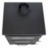 Stufa A Legna Con Forno Silvia Nera 14,6 Kw L50,5xp58,5xh90,5