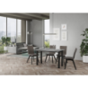 Tavolo apribile 120x45/90 cm Everyday Double telaio Antracite