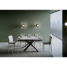 Tavolo allungabile 90x160/220 cm Ganty - bordo Antracite telaio Antracite