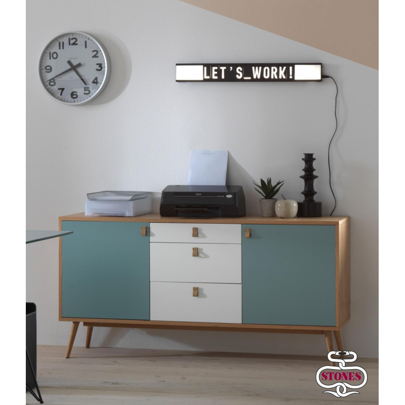 Lampada da tavolo LED Ciak 3cm X 80cm H 10cm Stones