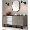 Lampada da tavolo LED Ciak 3cm X 80cm H 10cm Stones