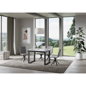 Zoom Tavolo allungabile 90x120/180 cm Bandos telaio Antracite
