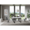 Tavolo allungabile 90x120/180 cm Bandos telaio Antracite