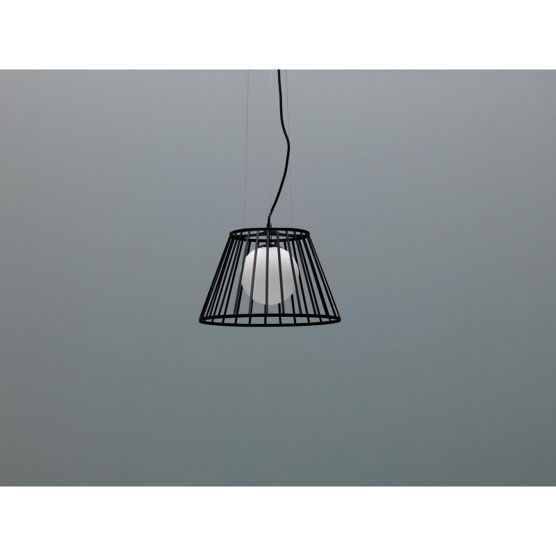 Lampada a sospensione Cage Ø.20/35cm X Ø.20/35cm H 120cm Stones