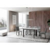 Tavolo allungabile 90x120/180 cm Cumar telaio Antracite