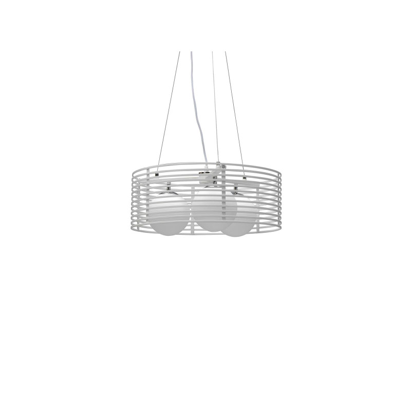 Lampada a sospensione Cage Ø.50cm X Ø.50cm H 120cm Stones