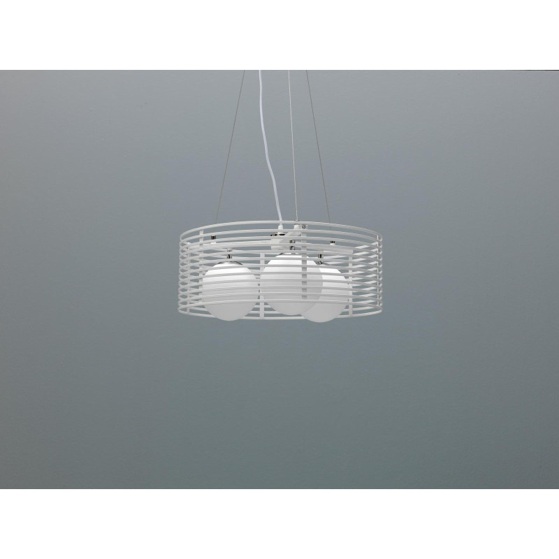 Lampada a sospensione Cage Ø.50cm X Ø.50cm H 120cm Stones
