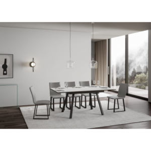 Zoom Tavolo allungabile 90x120/180 cm Mirhi telaio Antracite