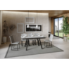 Tavolo allungabile 90x160/220 cm Mirhi telaio Antracite